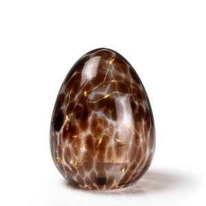 Merkury Innovation Confetti Glass LED Egg Brown